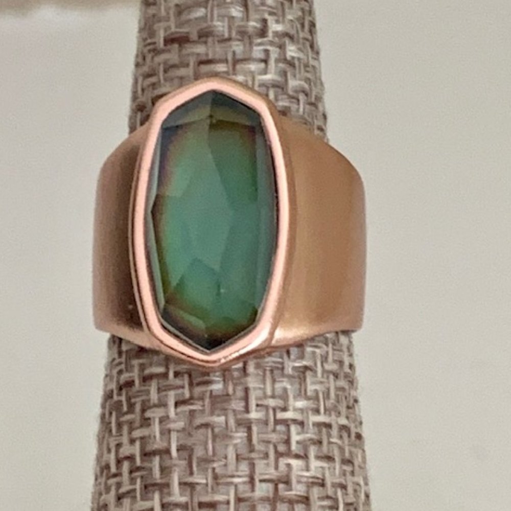 Kendra Scott Rose Gold Leah Mood Ring